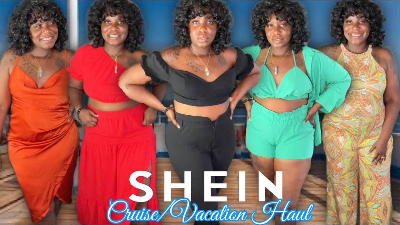 WHAT TO WEAR ON A CRUISE | SHEIN Try on Haul | Plus Size Curvy Vacation