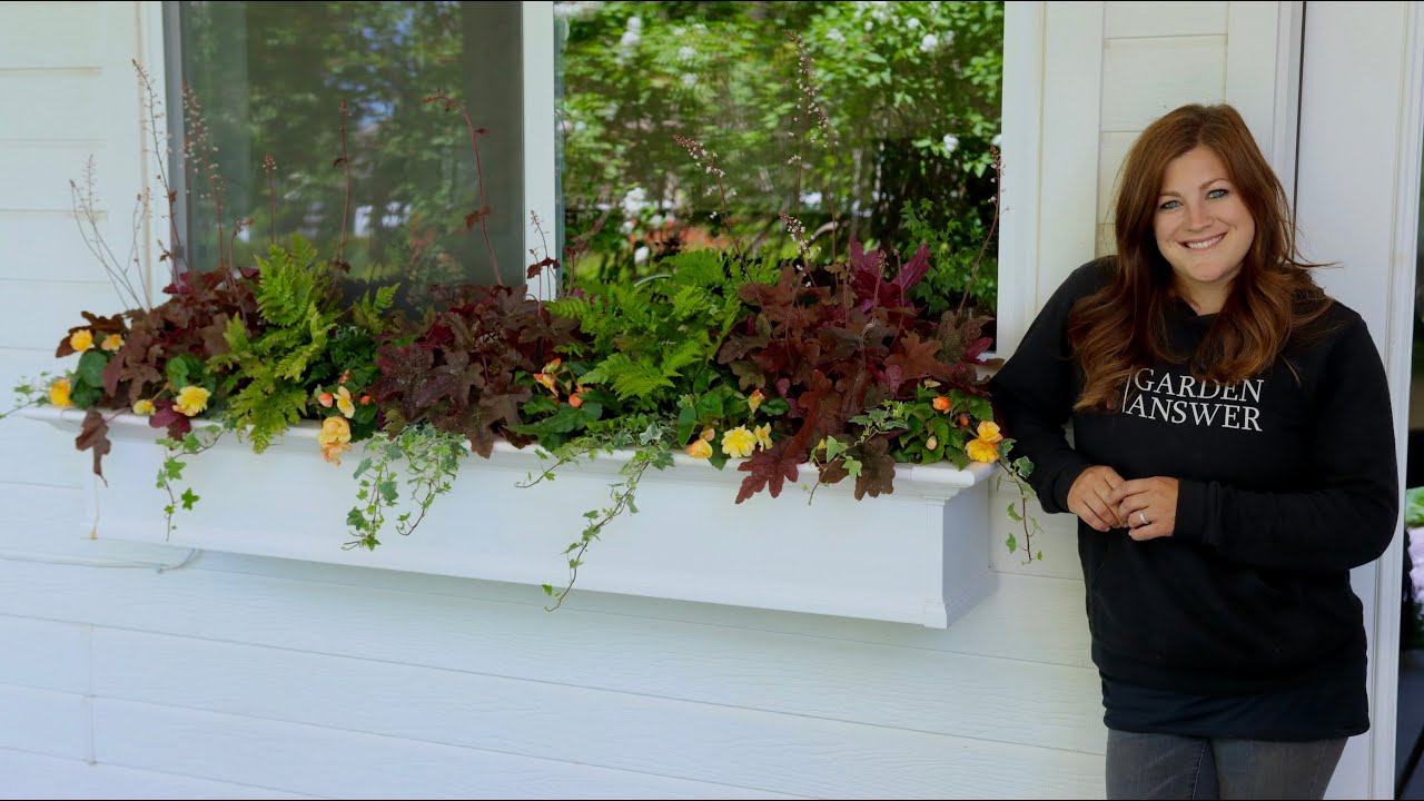 Planting a Shaded Windowbox! 🌿🥰// Garden Answer