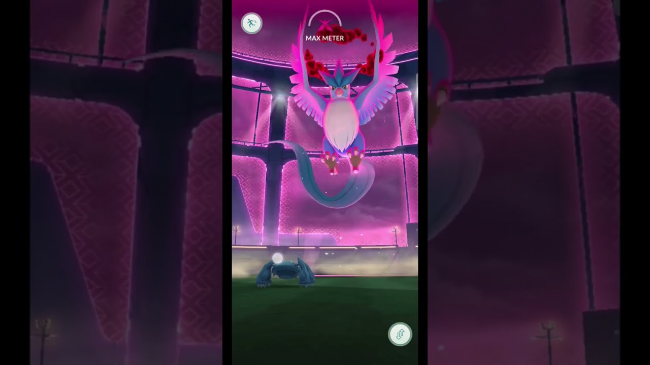 Dynamax Articuno in Pokemon GO mute clip 