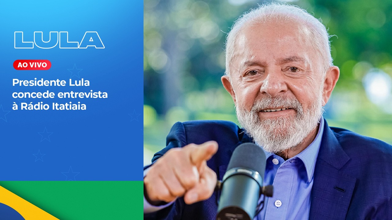 Presidente Lula concede entrevista &agrave; R&aacute;dio Itatiaia