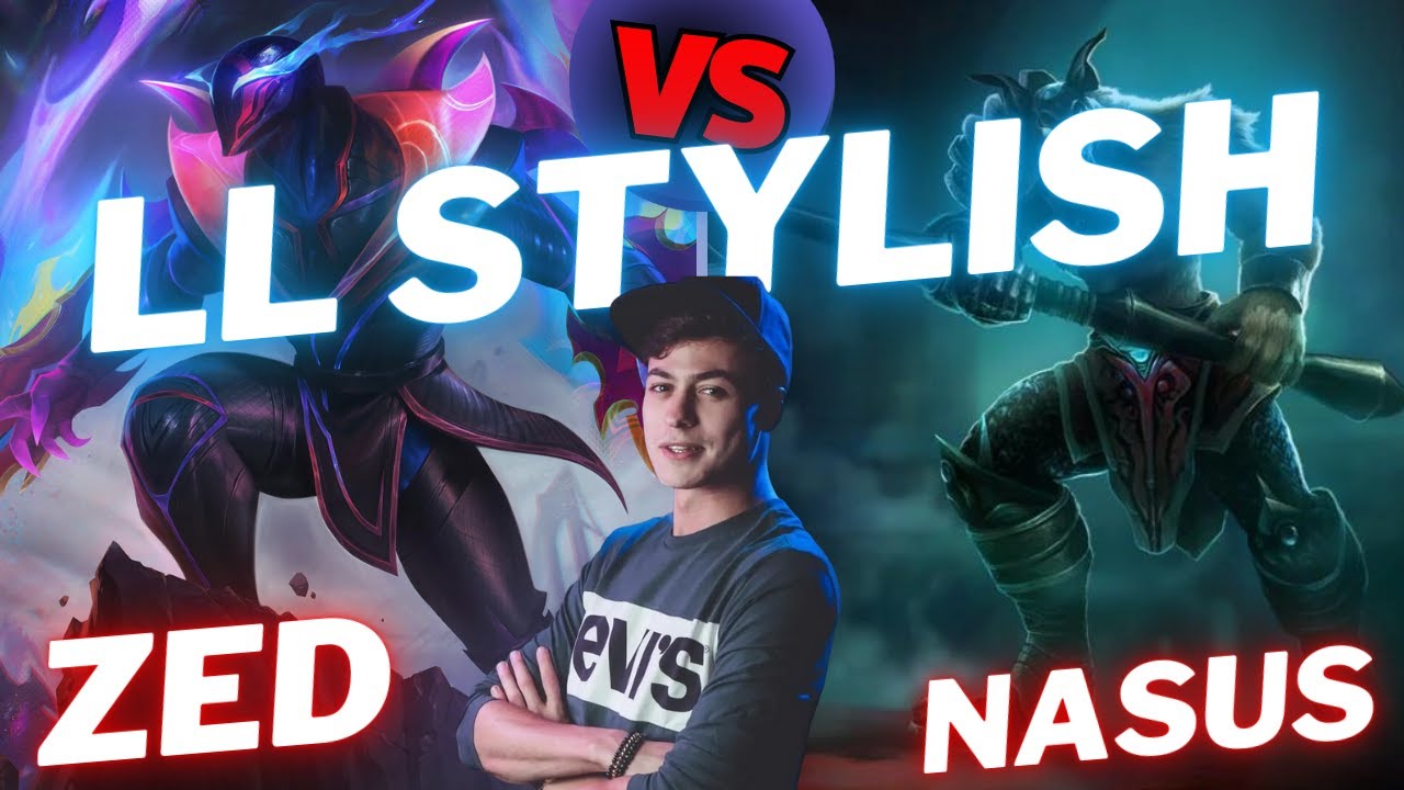 LL STYLISH | ZED VS NASUS | MID GAMEPLAY | Patch 14.15 / Season 14 | #LeagueofLegends