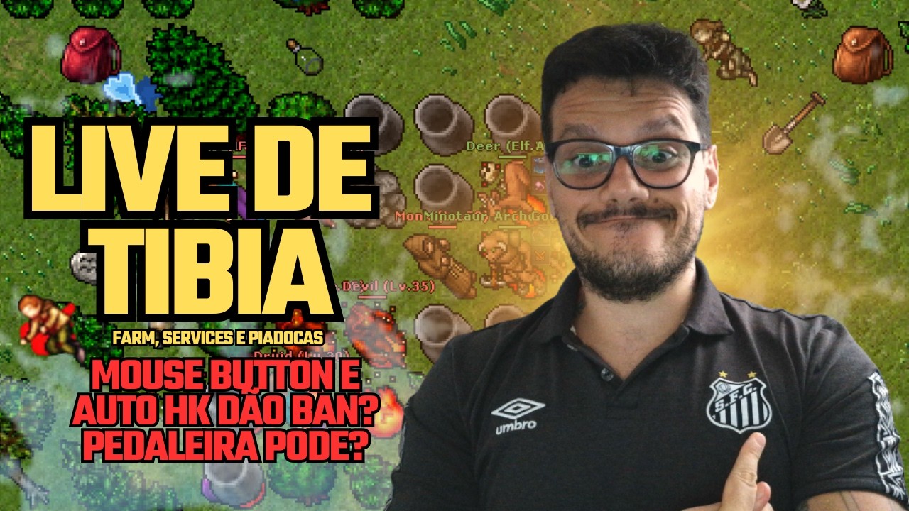 Tibia - Pedaleira vai dar BAN? Mouse Button e Auto Hk tem que tirar do PC? TIBIA MASS BAN É REAL?