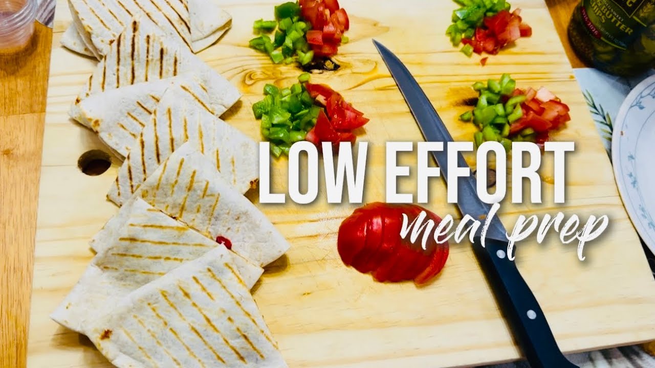 My Low-Effort Meal Prep Routine 🥗
