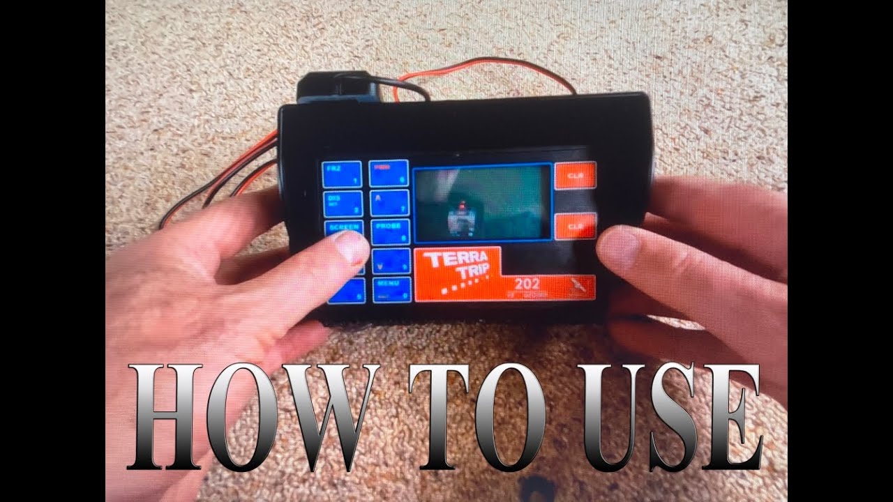 Как использовать Terratrip 202 GPS