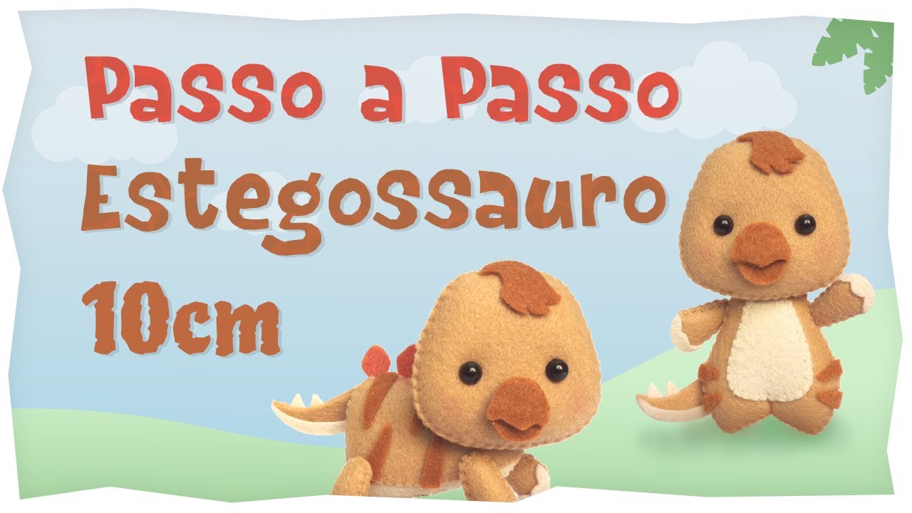 Passo a Passo - Dinossauro Pocket (Estegossauro 10 cm)