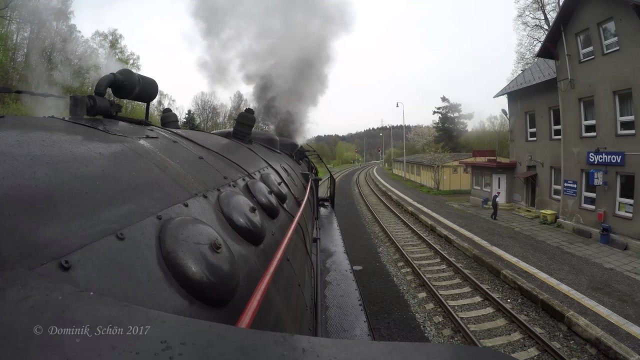 Pohled strojvedoucího děčínské 