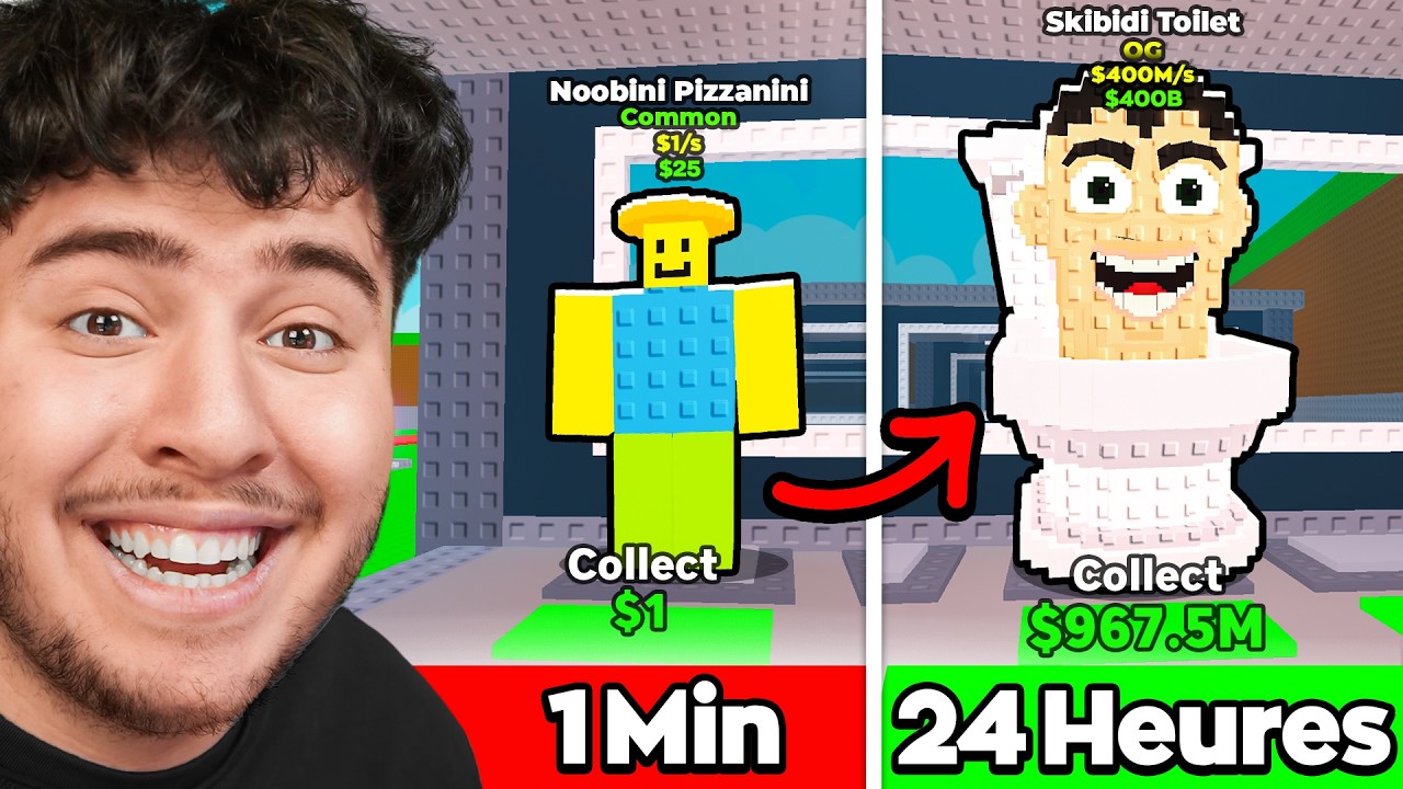 J'ai Échangé un NOOBINI contre un SKIBIDI en 24H !
