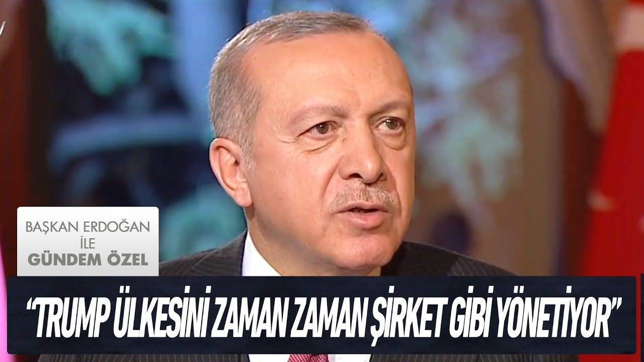 Türkiye-ABD ilişkileri - Başkan Erdoğan ile Gündem Özel