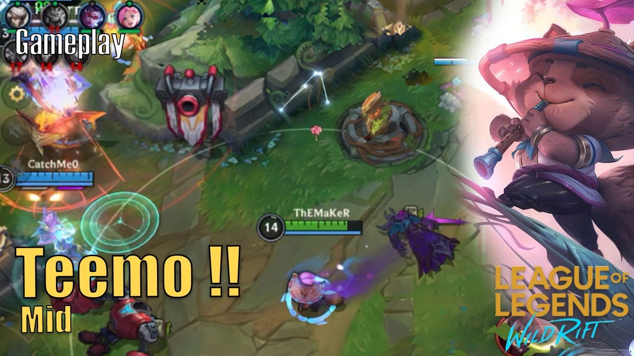 Wild Rift Teemo vs Kassadin Mid Lane (S)