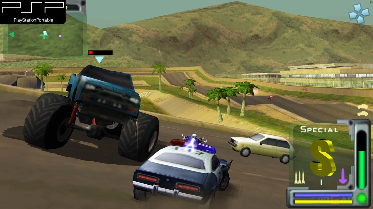Twisted Metal: Head-On - PSP Gameplay 4k 2160p (PPSSPP)