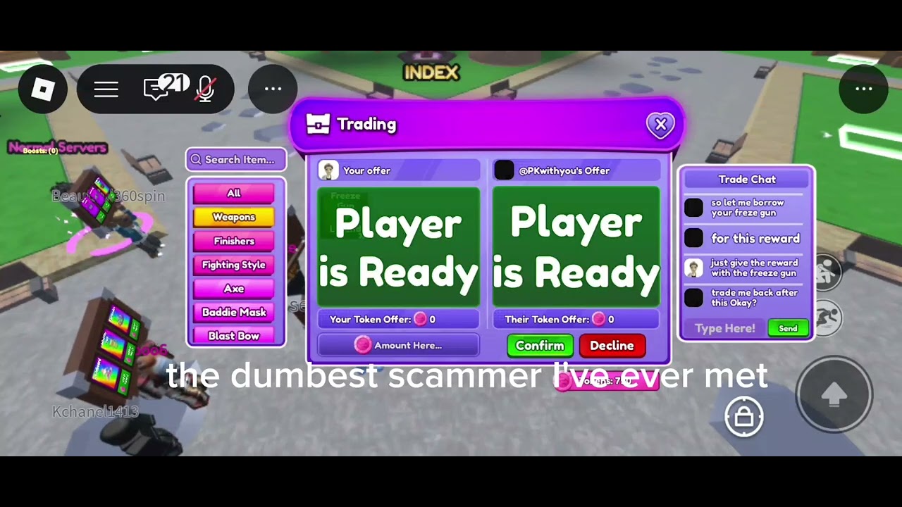 THE DUMBEST AND SLOWEST SCAMMER I HAVE EVER MET(he is braindead)