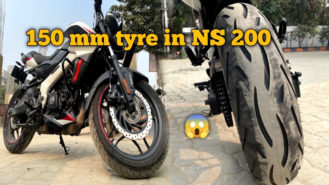 150mm Tyre For Pulsar NS200 | CEAT rad X1 | best tyre for ns200