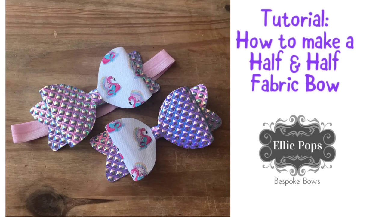 Tutorial: How to make a Half & Half Fabric Bow