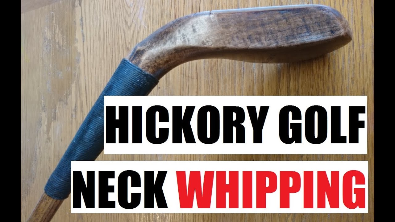 How to apply whipping on an antique golf club