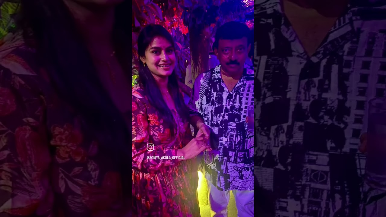 #Bigboss Soniya With RGV#biggboss #telugu #soniya #viral#celebritiesClub