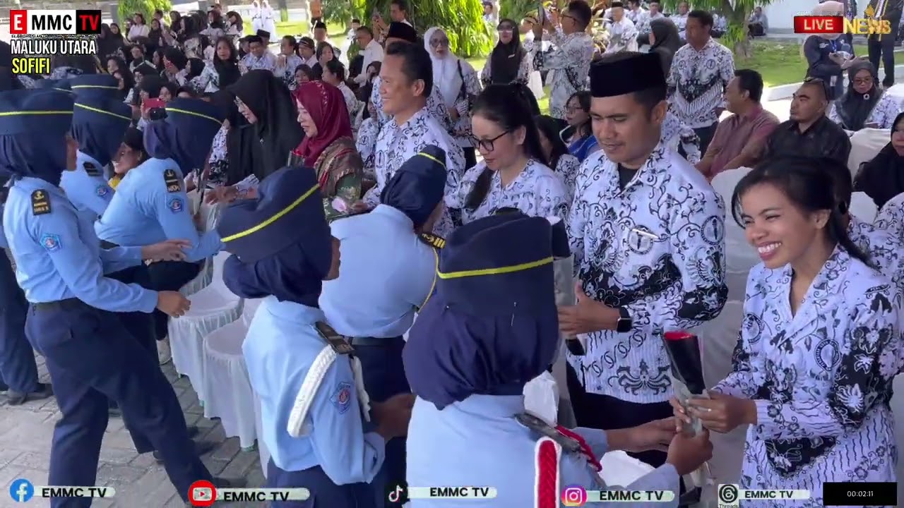 Pimpin Upacara HGN 2025 , Gubernur Sherly Tekankan Peran Strategis Guru sebagai Pencerdas Bangsa