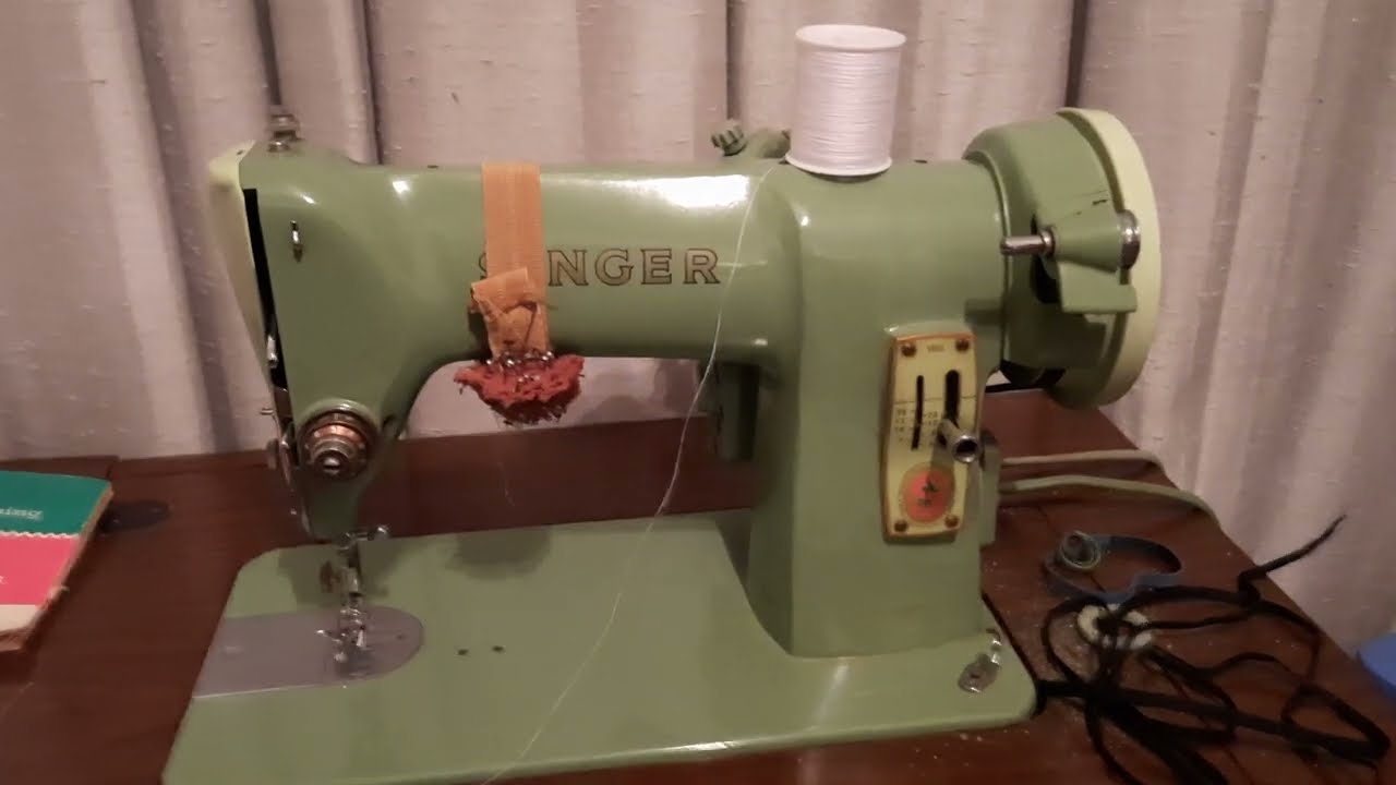 How to thread a Singer 185J