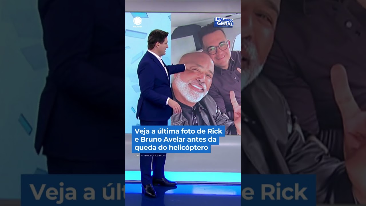 Veja a &uacute;ltima foto de Rick e Bruno Avelar antes da queda do helic&oacute;ptero #Balan&ccedil;oGeralSP #Shorts