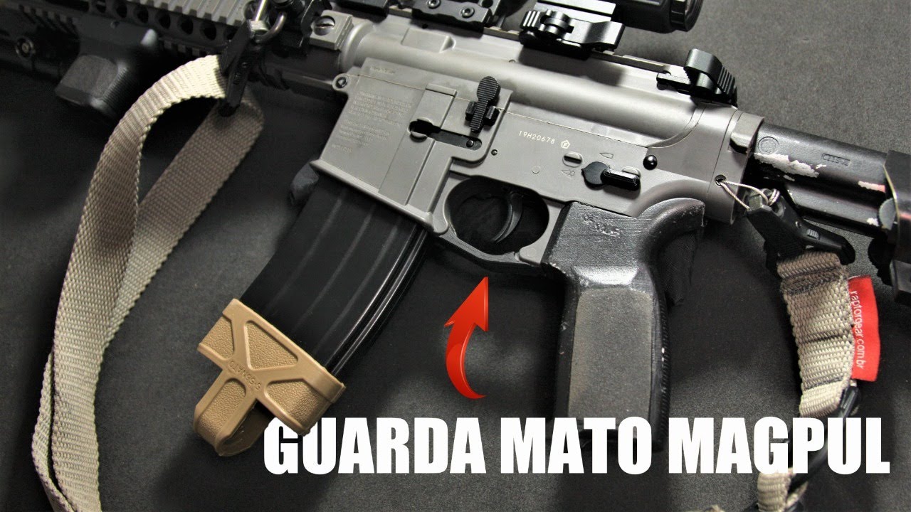 COMO TROCAR O GUARDA-MATO DA CROSMAN DPMS SBR??