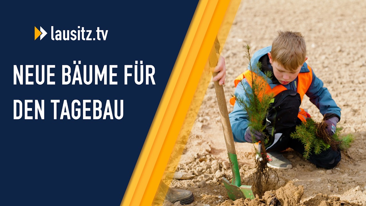 Tatkräftige Unterstützung bei der Aufforstung: Baumpflanzaktion im Tagebau Welzow-Süd
