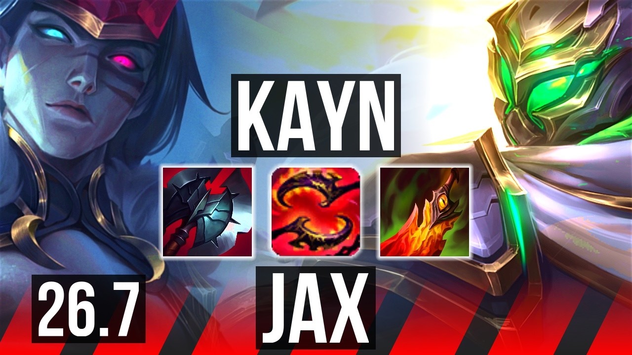 KAYN vs JAX (TOP) | KR Grandmaster | 26.7