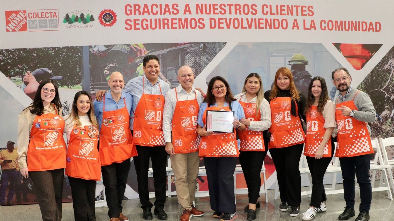 The Home Depot fortalece su alianza con Amigos de la Sierra y Bomberos de Nuevo León