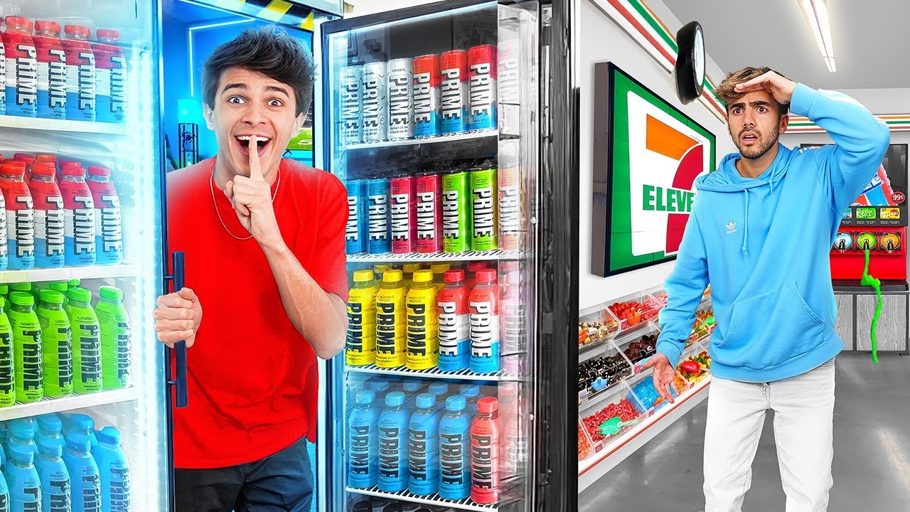 I Built a SECRET Room in a 7-11 (with Fede Vigevani)