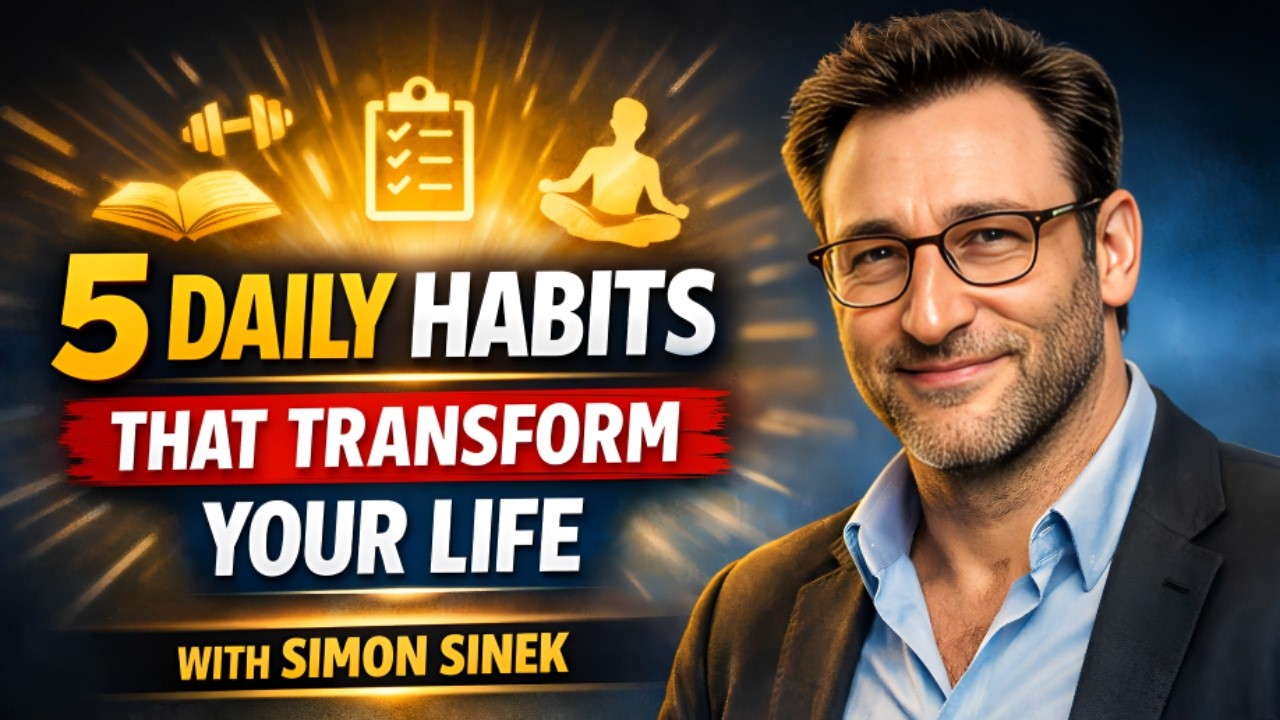 5 Daily Habits That Transform Your Life best speech by Simon Sinek