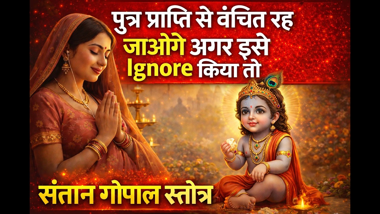 संतान गोपाल स्तोत्र 🙏 | Santan Gopal Stotra | Garbh Sanskar for Healthy Baby | Powerful Bhakti Song