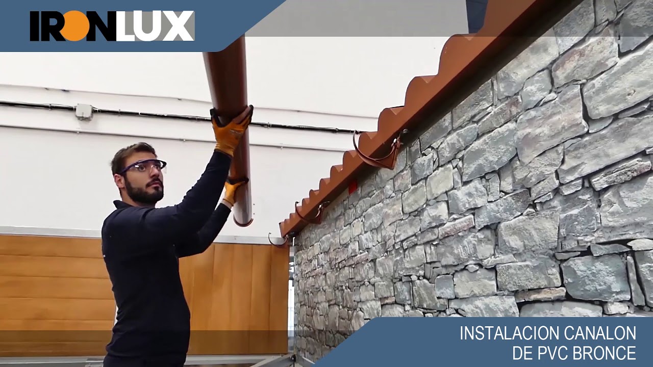 C&oacute;mo instalar sistema de canal pvc bronce en panel s&aacute;ndwich teja