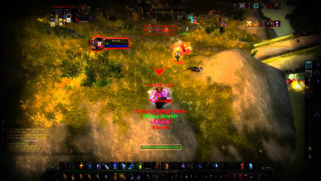 Level 85 Fire Mage! Doh gets blackout!