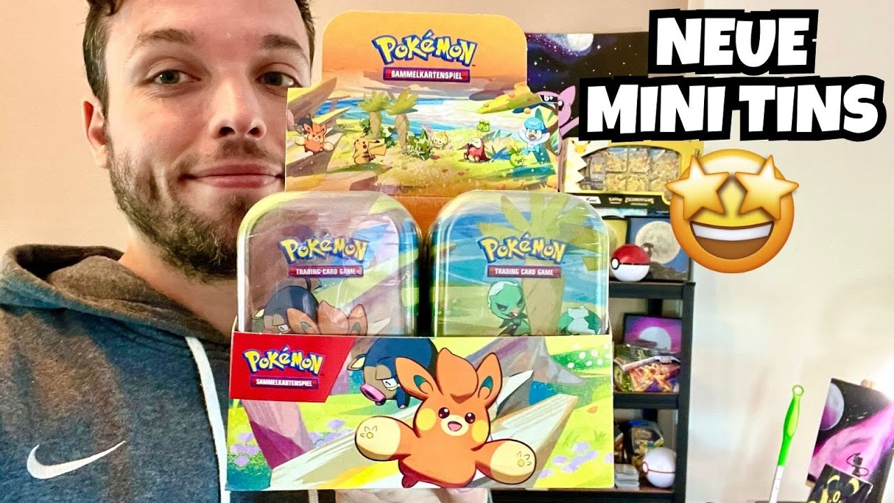 NEUE Pokemon PALDEA MINI TINS GÖNNEN ? Pokemon Karten Booster Opening