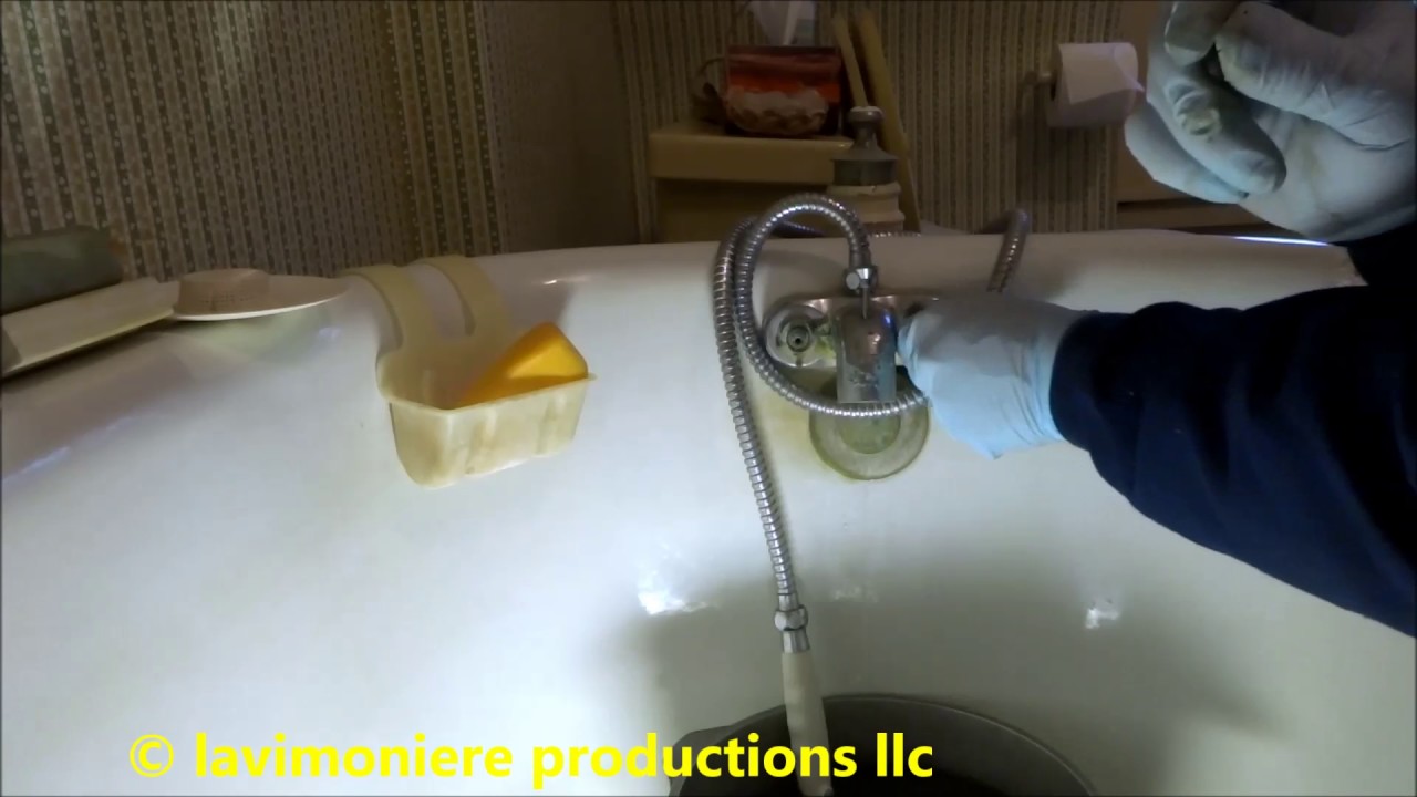 old clawfoot tub valve leaking