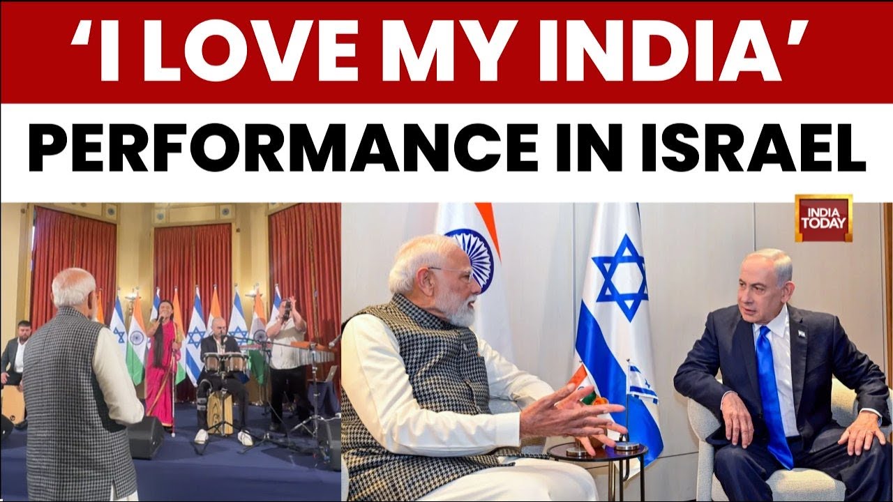 PM Modi Witnesses 'I Love My India' Performance by Indian-Origin Jews, Israeli Citizens