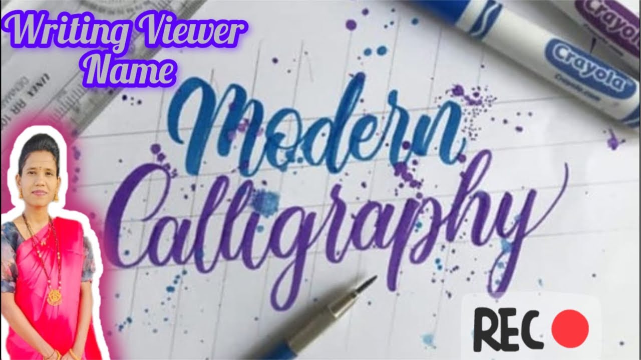 Writing Calligraphy Name for viewer 🩷 Comment Your name📝💫