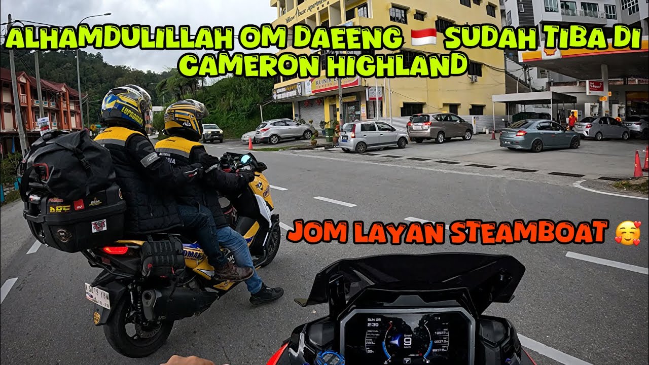 XSR Santuni Om DAEENG Indonesia 🇮🇩 touring ke Mekkah 🏴‍☠️ part 2 ( layan steamboat di cameron 😜)