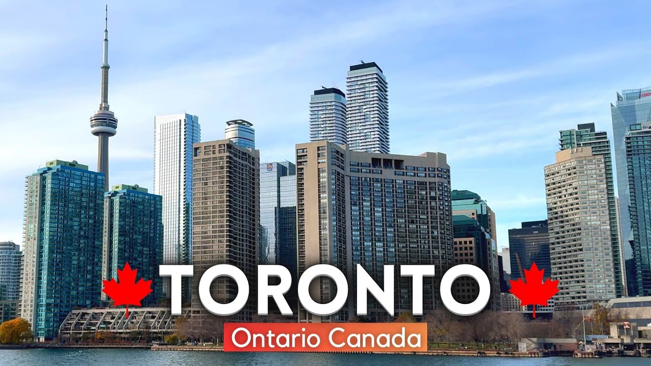 🇨🇦 Пешеходная экскурсия в 4к по центру ТОРОНТО, Канада 2023 | Жизнь Торонто в 2023 году