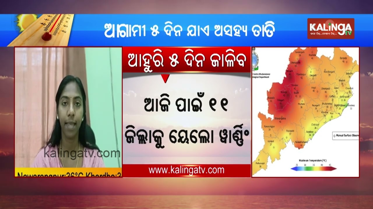 Heatwave Alert in Odisha, IMD Issues Yellow Warning for 11 Districts | Kalinga TV