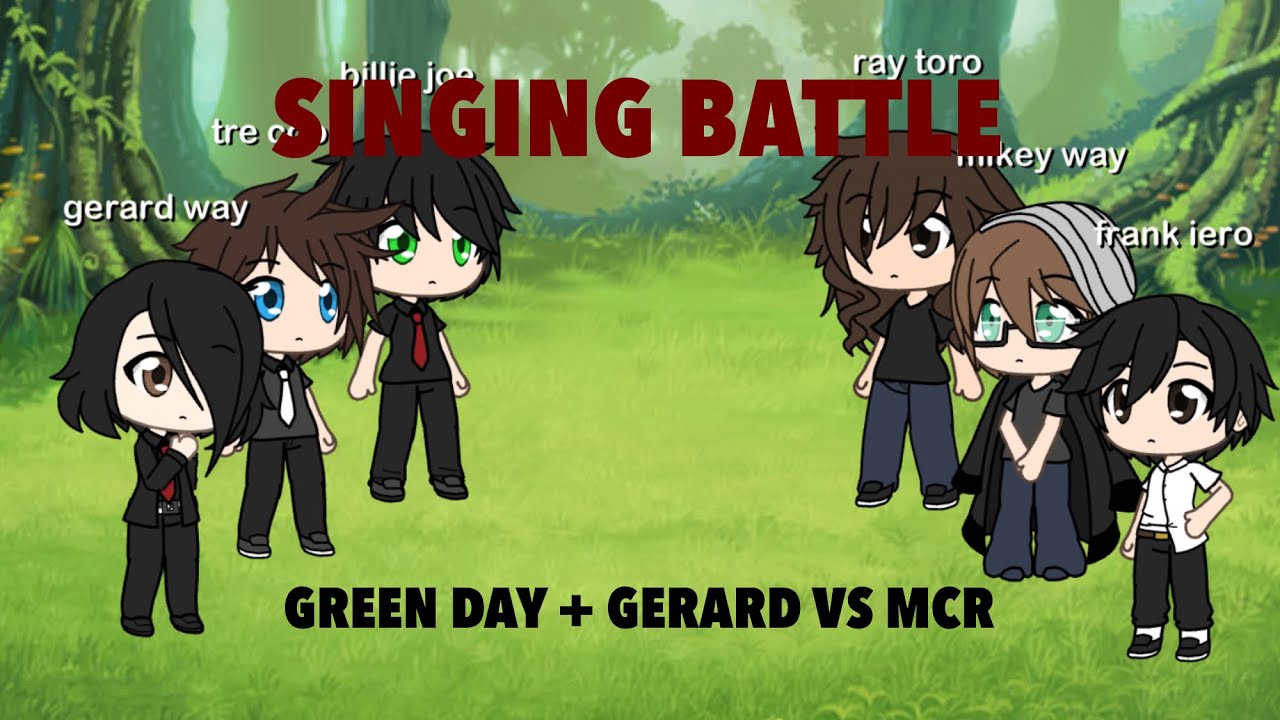 Gacha Life Green Day + Gerard Way VS My Chemical Romance singing battle || PART ONE