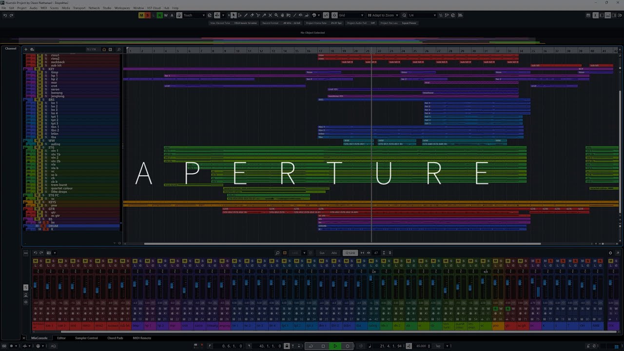 CUBASE SESSION BREAKDOWN: Ekspektasi (from 