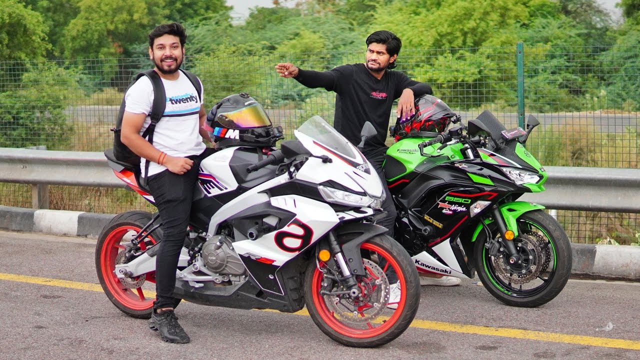 Kawasaki Ninja 650 vs Aprilia RS 457 | Real Road Battle!🚀