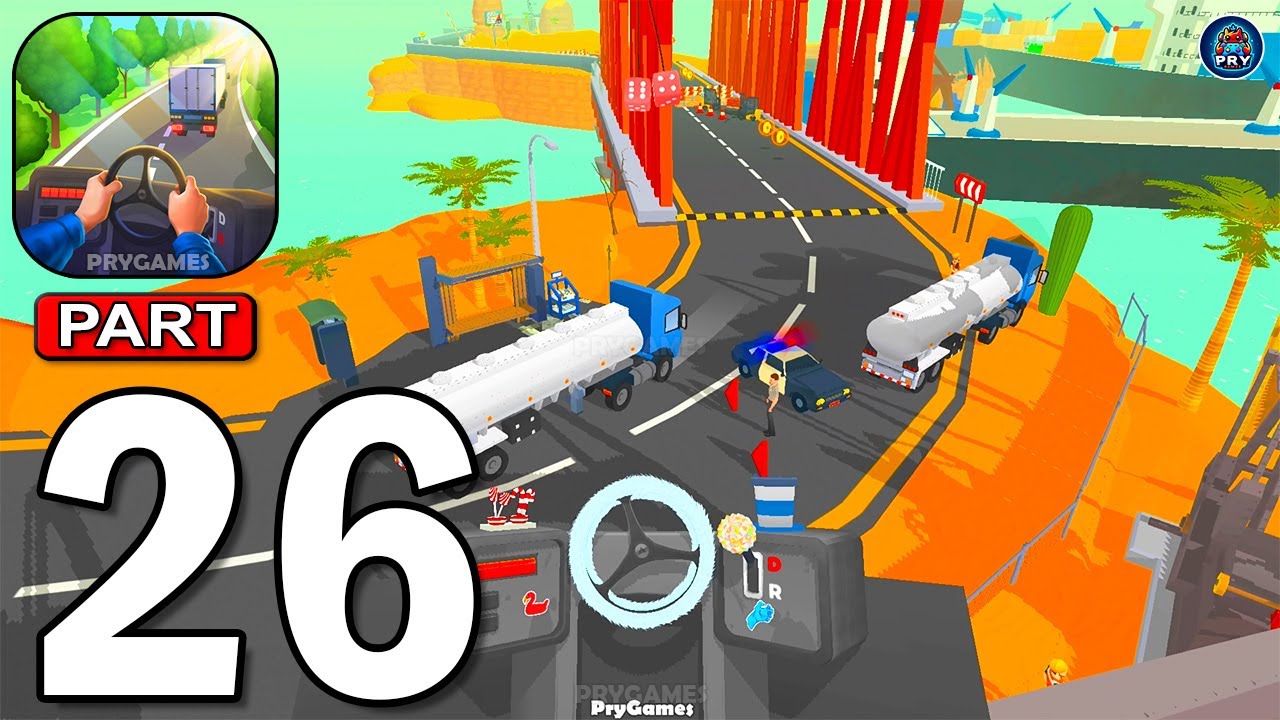 Vehicle Masters - Gameplay Walkthrough Part 26 Reach The Gas Station With Truck (Android, iOS)