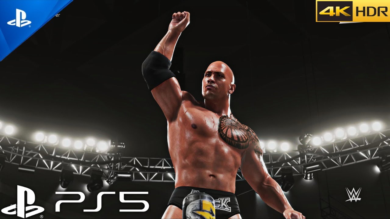 (PS5) WWE 2K19 | Ultra Realistic Graphics GAMEPLAY [4K HDR 60fps] Steve Austin vs The Rock