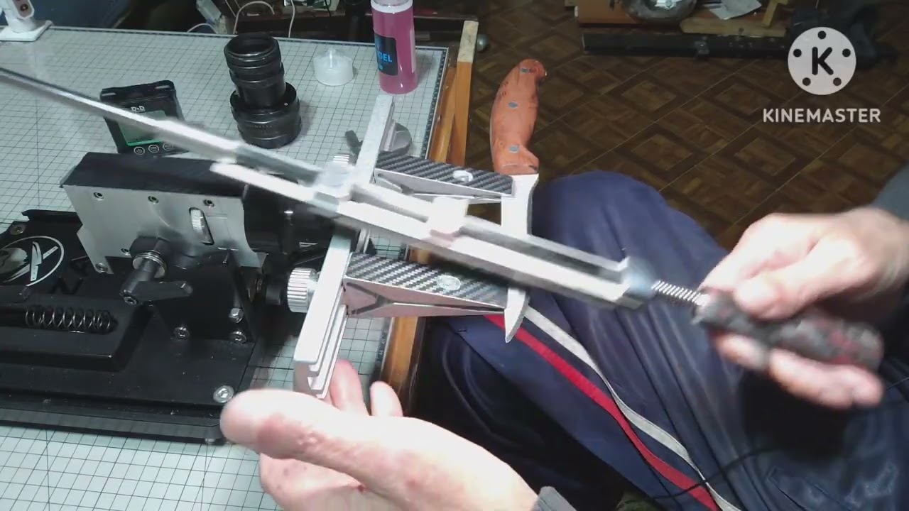 Заточка с применением Тихо гель новой реакорнации на разных абразивах.
