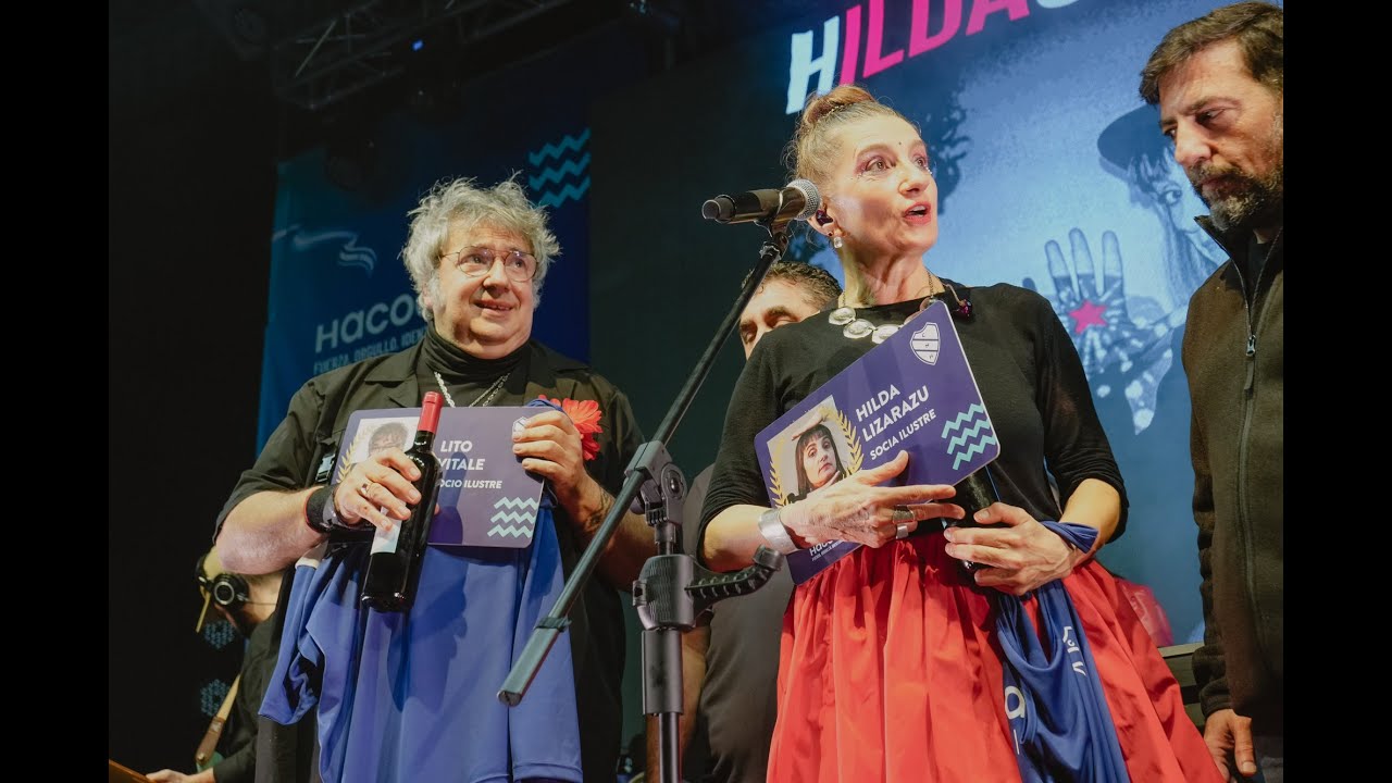 HACOAJ CUMPLE 90 Y VIBRÓ CON HILDA CANTA CHARLY