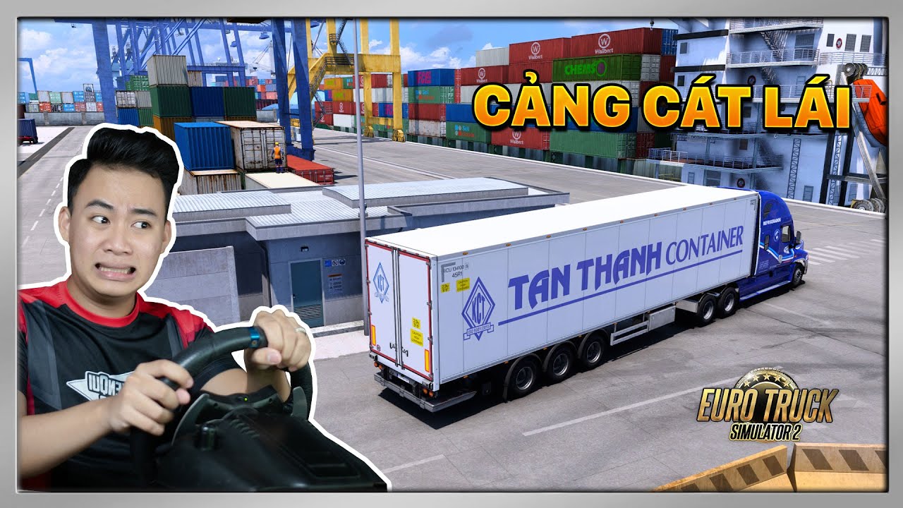 ETS2 - Dùng Thùng Hàng TÂN THANH Vận Chuyển Hàng Về Miền Tây Bằng Đầu Kéo Mỹ