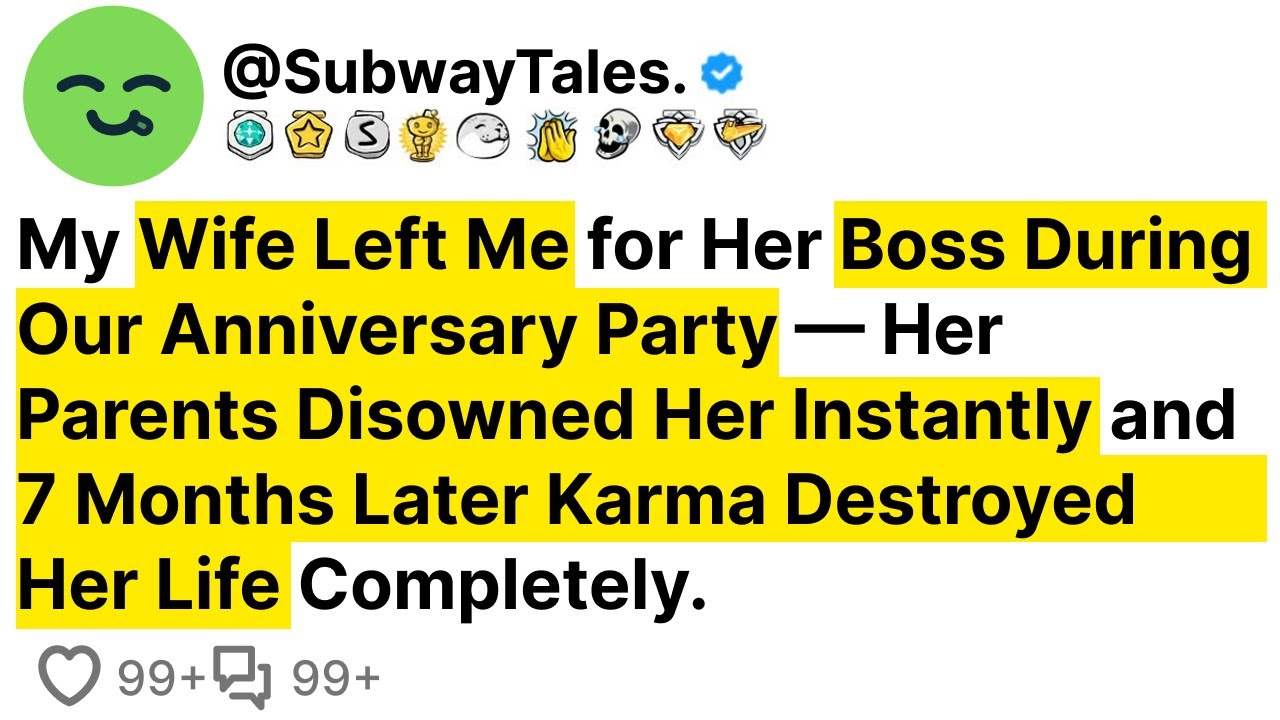 My Wife Left Me for Her Boss at Our Anniversary Party — Her Family Disowned Her on the Spot...
