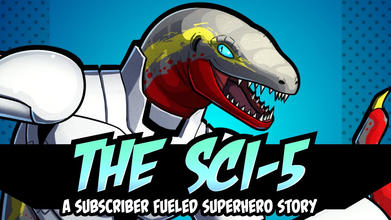 THE SCI-5: A Superhero Story and Speedpaint (PopCross Community Redraw)