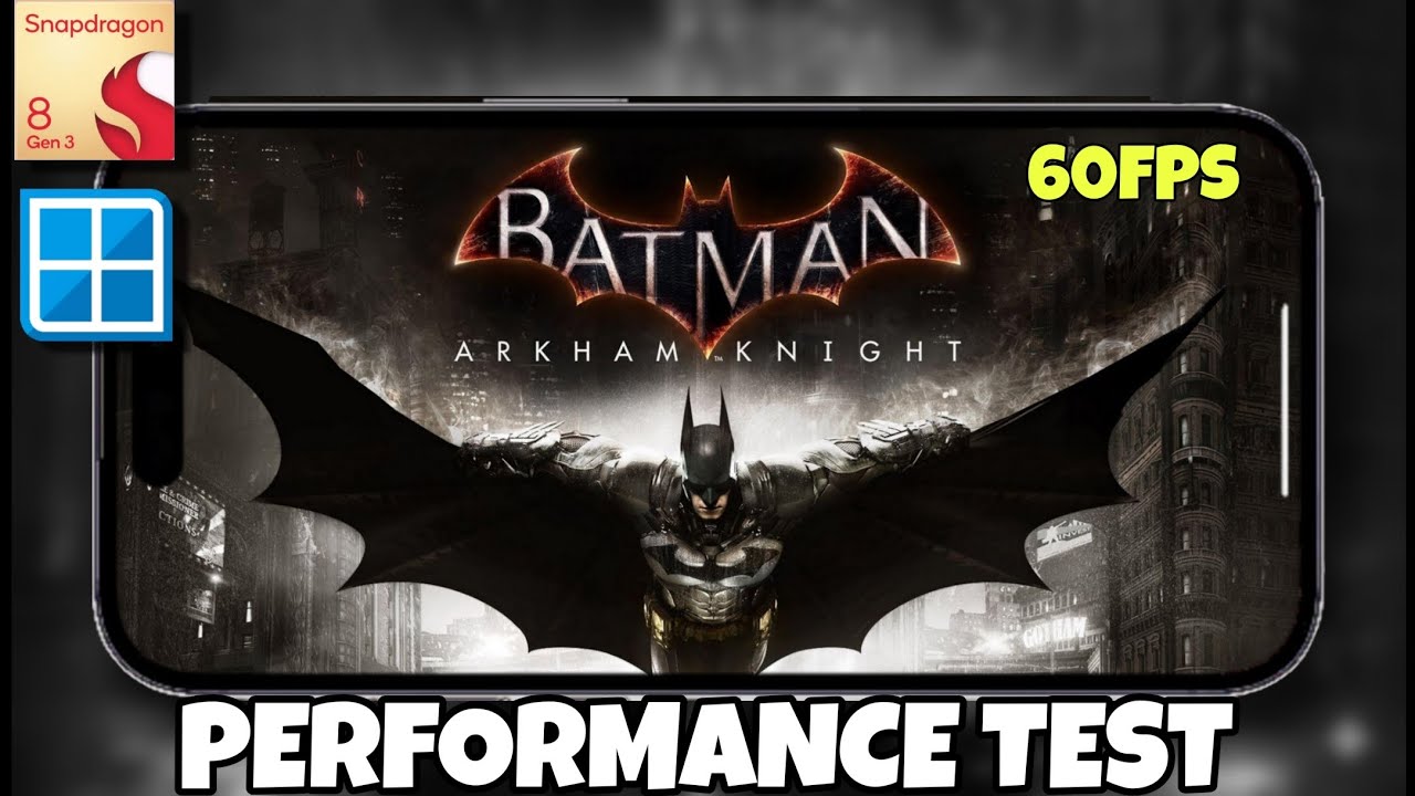 🔥New Winlator Bionic v2.8.2 Best Setting | Batman Arkham Knight | Performance Test | 8sgen3+8Gb Ram