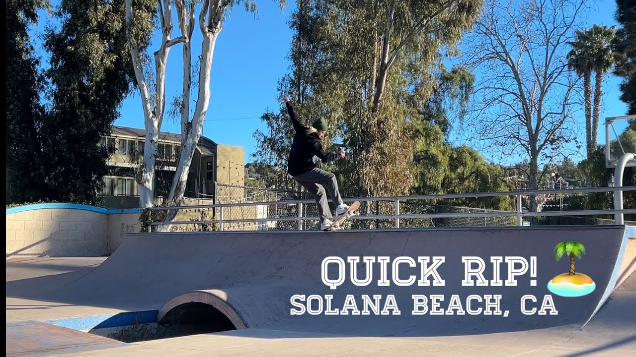 Quick Rip! Skatepark Tour | La Colonia Skatepark | Solana Beach, CA